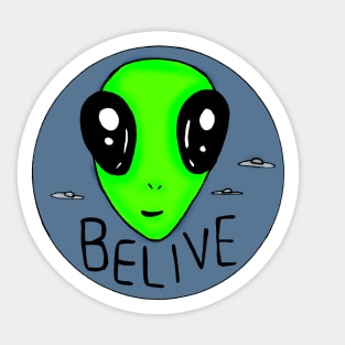 Belive Sticker